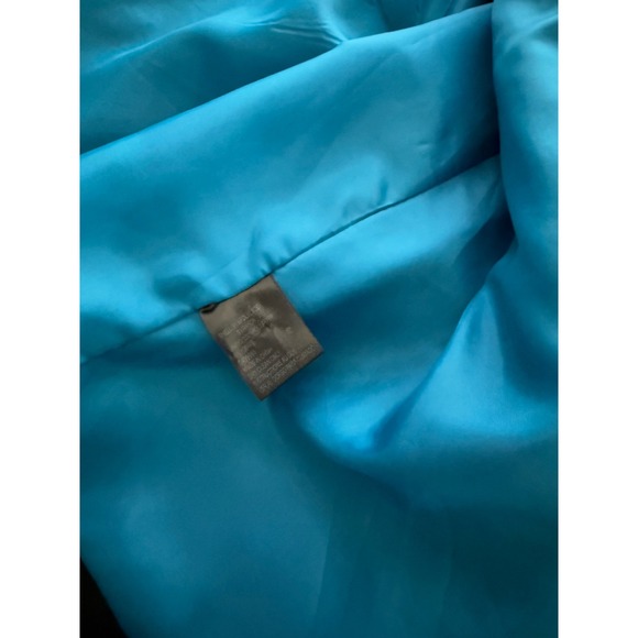 Tahari ASL Ruffled Blazer Jacket Womens‎ 14W Blue Office Mature Business Casual - Picture 9 of 10